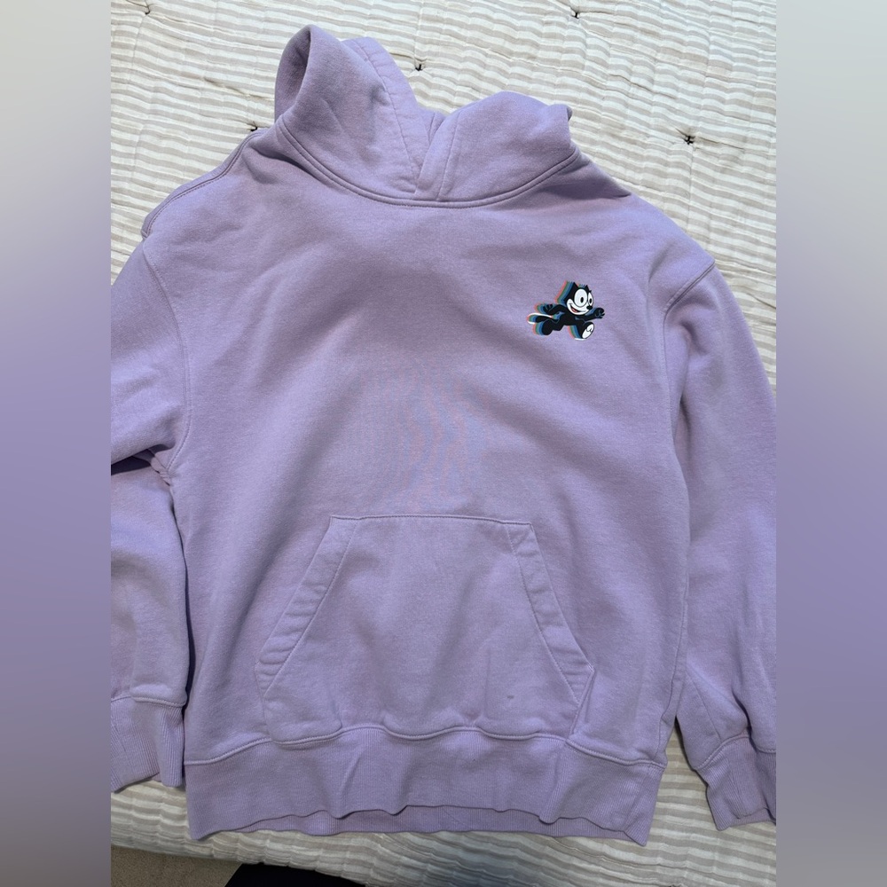 Lilac felix Cartoon hoodie